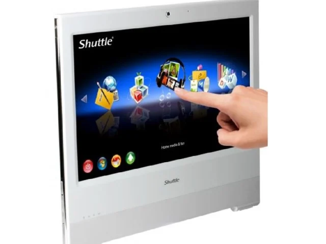 Shuttle touchscreen PC lichtsturing