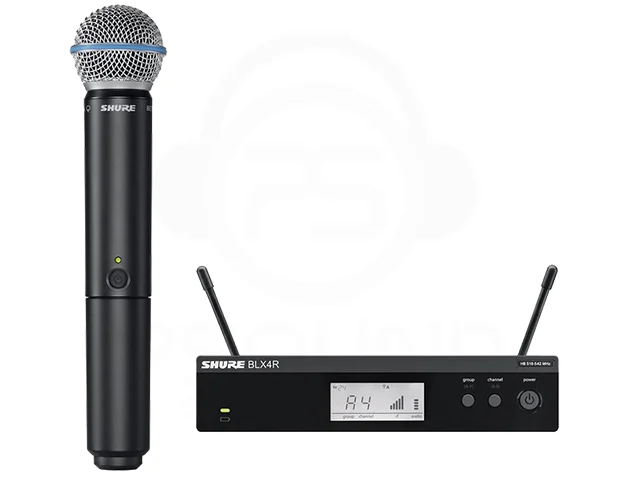 klok Publiciteit Gebruikelijk Shure BLX4R SM58, draadloze handheld microfoon - PSOUND: Sound & Light