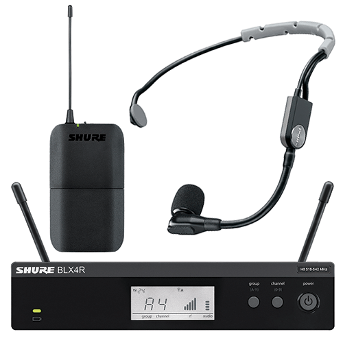 Shure BLX14R, draadloze headset Sport